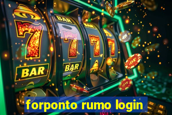 forponto rumo login